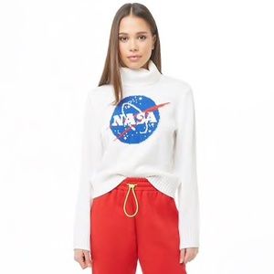 NWT Forever 21 NASA Turtleneck Sweater